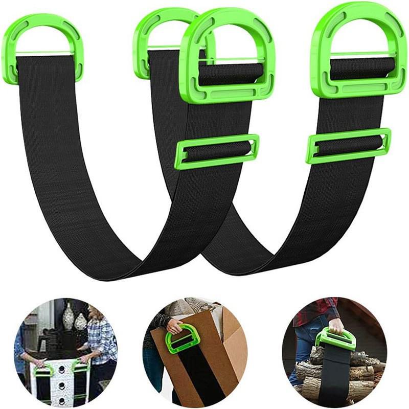 Adjustable Labor-Saving Moving Belt with Handheld Carrying Strap and Rope
