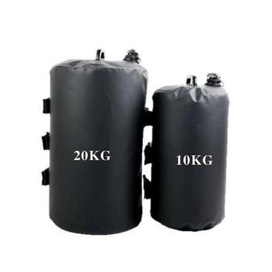 

Палатка для улицы большой вместимости, противовес, мешок для воды и мешок с песком 10L чёрный