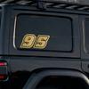 1pc Gold Motocycle Number Stickers Waterproof for Motobike Fuel Tank Fairing Helmet Car Windows Door Scooter Body Vinyl Decals