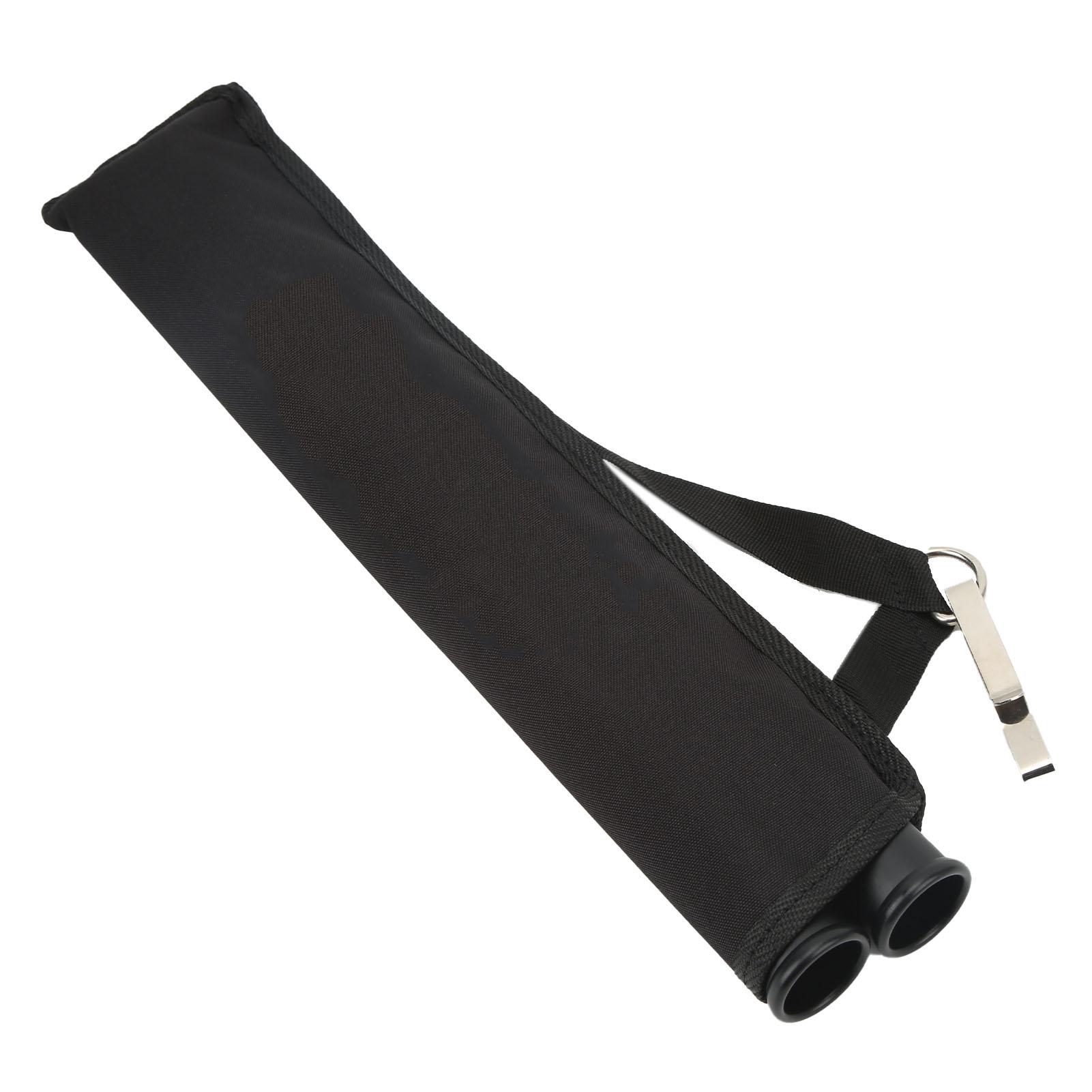 

Оксфордська тканина для стрільби з лука. Тримач для сагайдака для задньої стріли з двома трубками для стріл на поясі для полювання з лука чорний