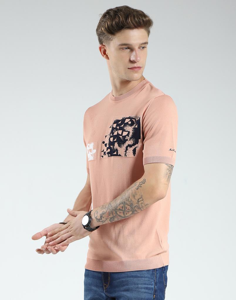 Men's Regular Fit Printed T-Shirt | Half Sleeve | Round Neck | Casual Wear T Shirt for Men's