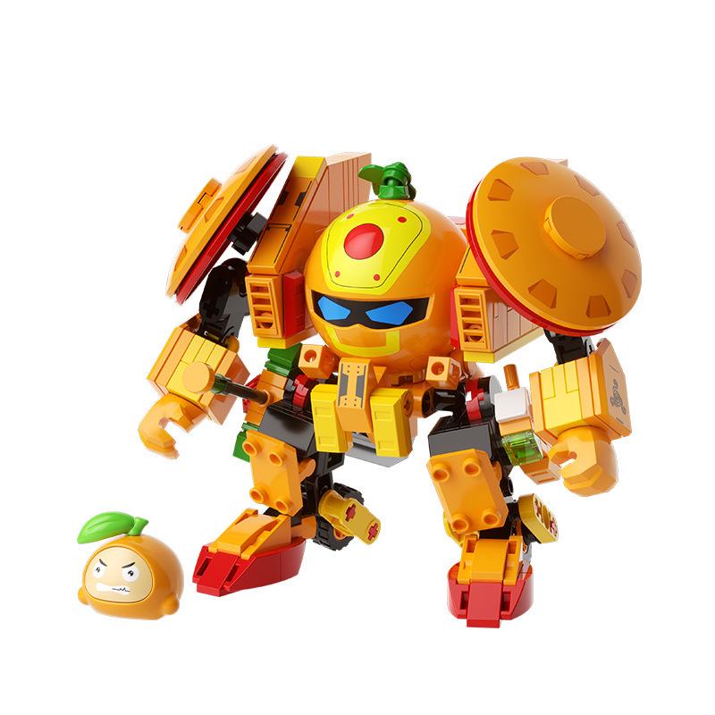 LEGO-Compatible F5 Qiqi Genuine Mecha Action Figure Building Block Toy for Kids
