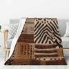 Maßgeschneiderte ultraweiche Fleece-Afrikanische Schlammtuch Bogolan Decke Warme Flanell-Stamm-Ethnisch-Böhmische Muster Decken Sofa Steppdecke