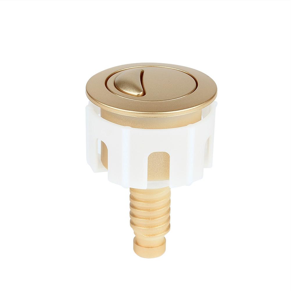 Sleek Gold Toilet Flush Button with Ergonomic Design and Functionality