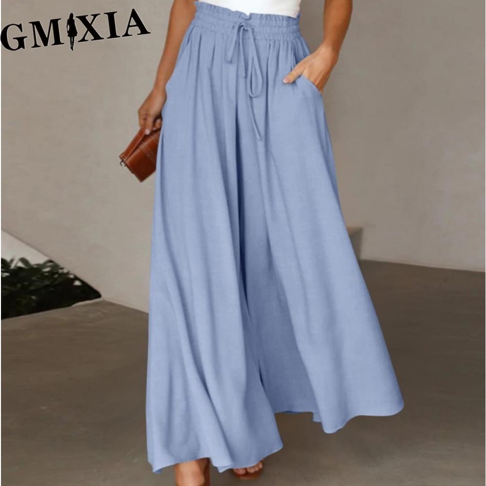 

GMXIA Женские Модные Повседневные Однотонные Брюки и Капри с Принтом XXL