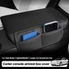 Car Armrest Cover Console Pad Cushion With Storage Pockets, Elbow Rest Protector Box Heightening Pad For Auto Center Consol G5D1