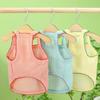 Breathable Floral Embroidery Thin Shirt XS~XL Pet Clothes Casual Dog Sling Vest  Spring/Summer