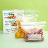 ZISIZ Writable Double-Seal Food Storage Bags