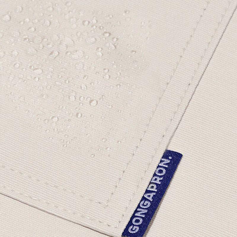 GONG APRON WATERPROOF H-STRAP (OATMEAL)