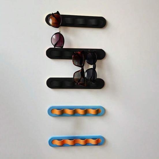 Wandhalterung Brillenhalter Selbstklebend Platzsparend Sonnenbrillen Organizer Displayständer Aufhänger Mehrfach-Brillen Aufbewahrungshalter