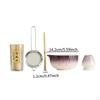 5-teiliges Matcha-Set, Porzellan, handgefertigt, chinesische traditionelle Utensilien für Teeliebhaber Schale