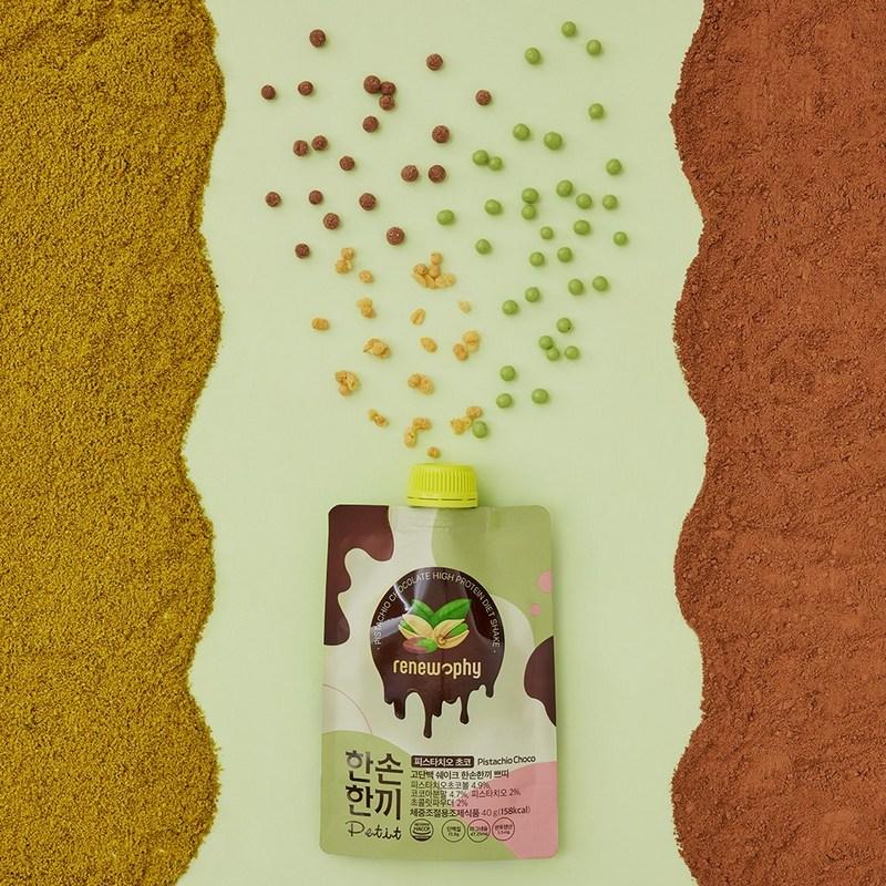 One Hand Meal Protein Protein Shake Pistachio Chocolate Flavor, 40g, 7 Pieces