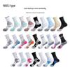 Summer Elite Men's Anti-slip Mid-calf Sports Socks: Durable, Thick, Towel Bottom, Perfect for Basketball & Cycling.