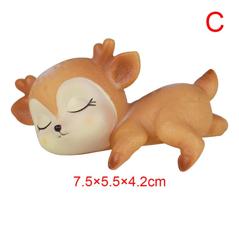 Cute Sleeping Baby Deer Cake Dessert Fondant Cartoon Decoration Tools Diy