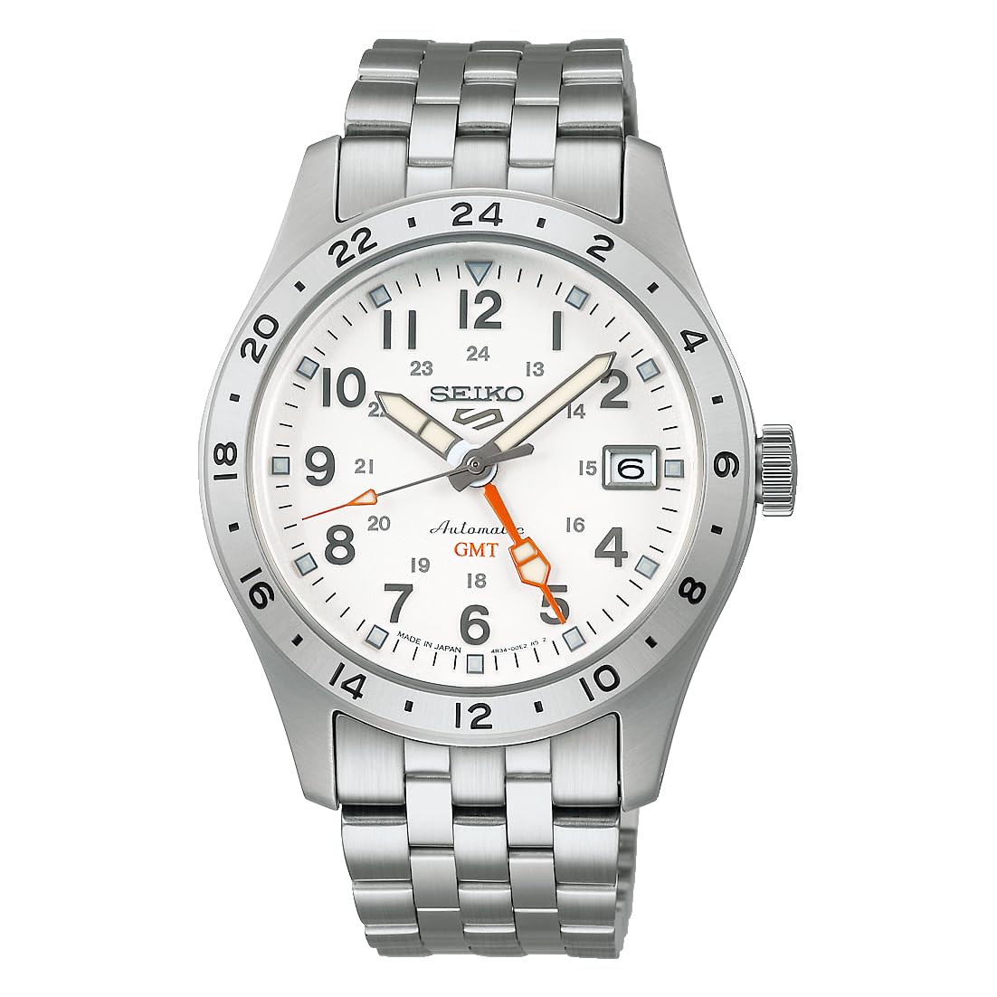 

Годинник Five Sports 5 Sports Field GMT SBSC009 Silver [Годинник Seiko] Спортивний стиль Чоловічий