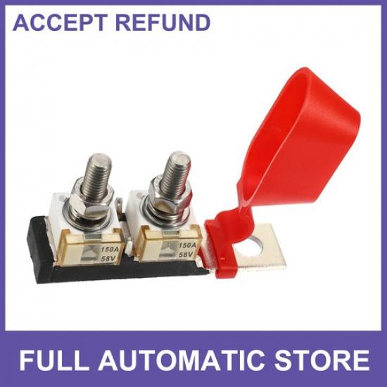1 Set Car 150A MRBF Terminal Fuse Block Double Studs Max Voltage 58V Universal