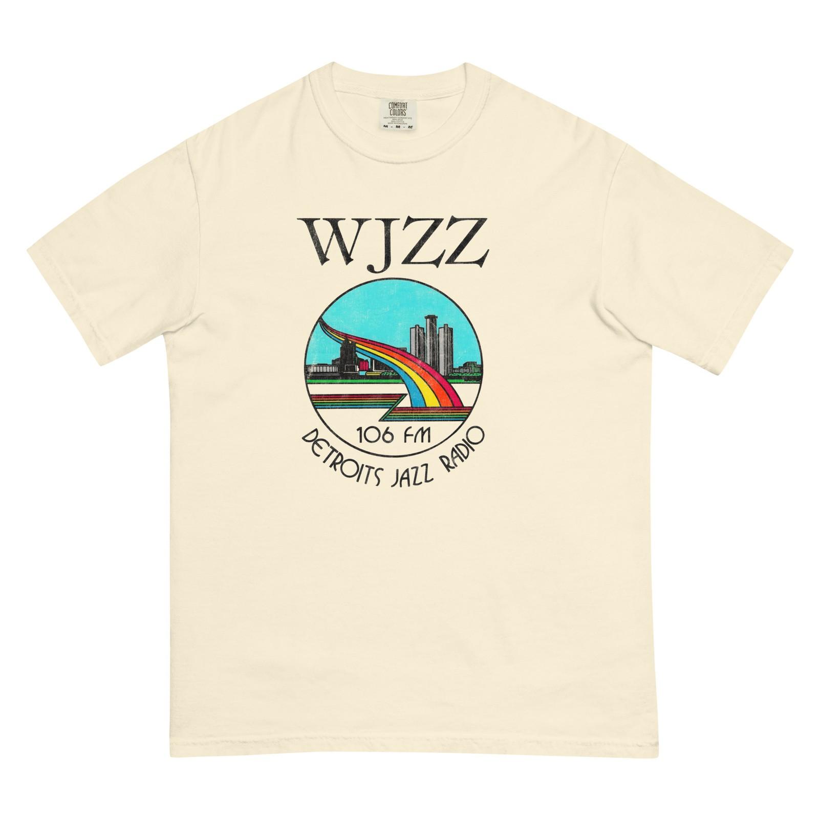 WJZZ Detroits Jazz Radio 106 FM Detroit Unisex Comfort Colors t-shirt XXXL