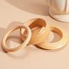 Minority Design Wood Wide Bangle Europe American Style Retro  Hand Ring  Gift