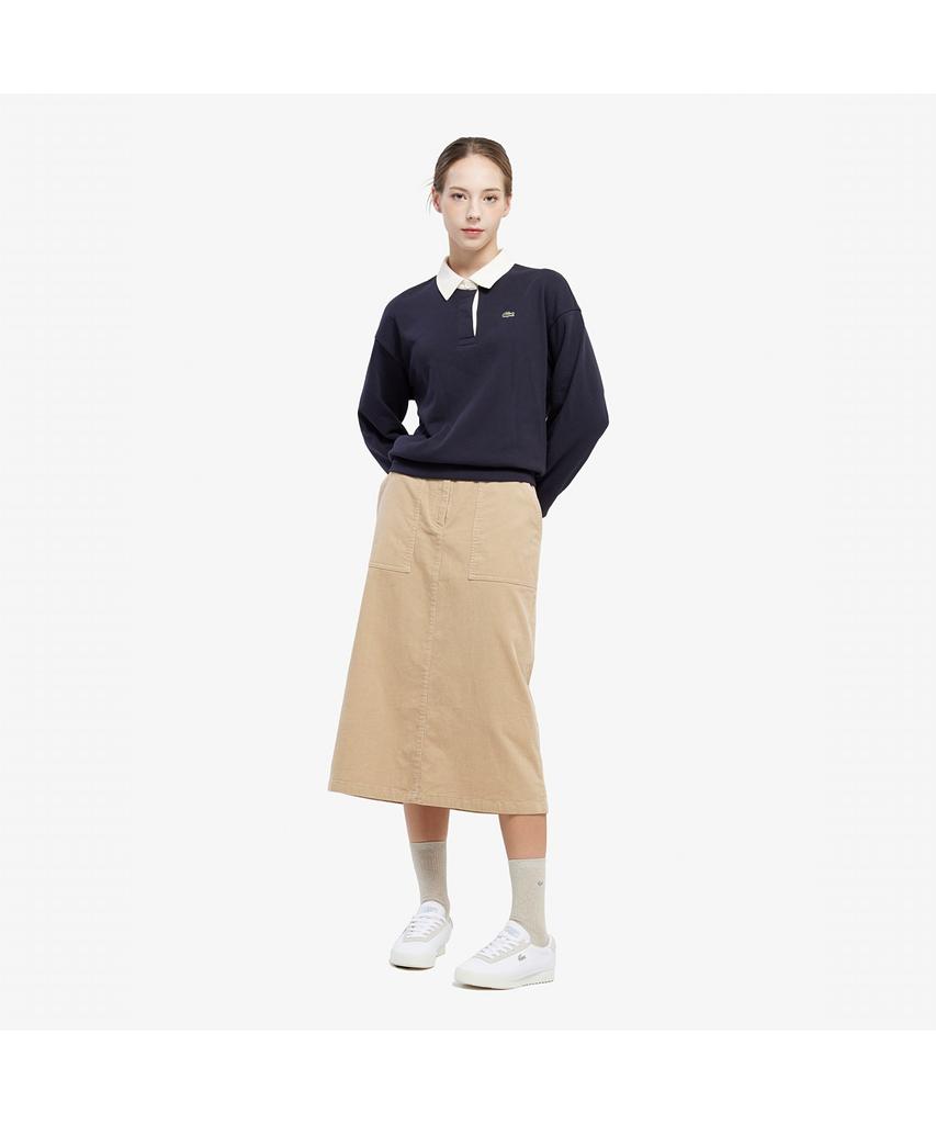 LACOSTE Women'S Corduroy Skirt Jf426E-55N 02S