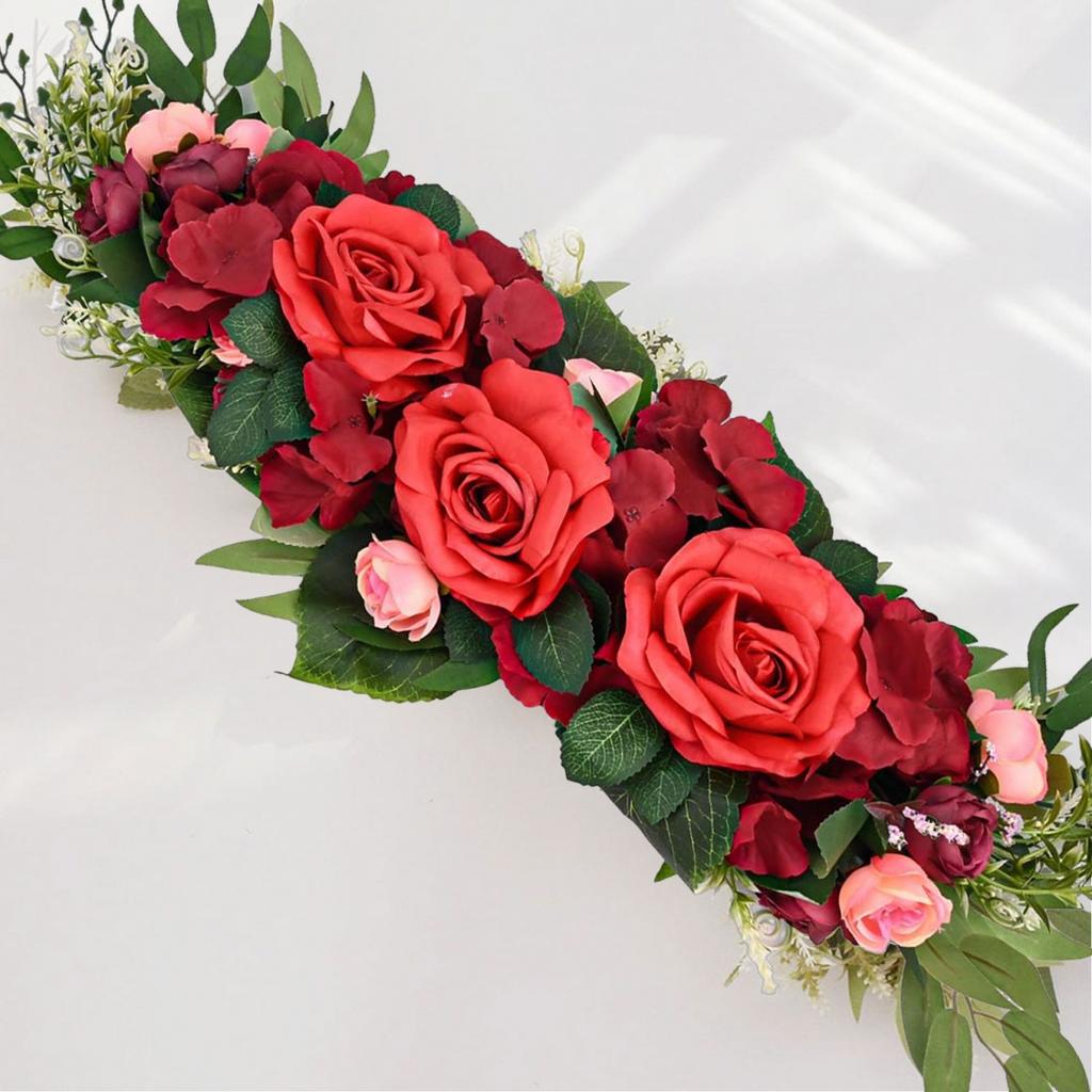 Captivating Beauty Artificial Rose Flower Swag for Indoor and Outdoor Use