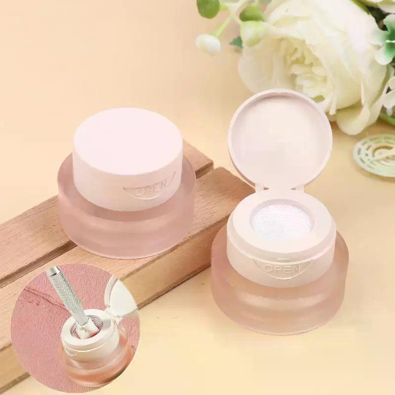 1/2Pcs 3g Empty Nail Jar Box, DIY UV Solid Gel Nail Polish Manicure Container