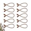 10 Pcs Christmas Garland Ties Wreath Twist Holders Seasonal Garland Tie Wrap For Outdoor Party Mantle Fireplace Wreath Stair