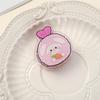 5Pcs Cute Cartoon Acrylic Double-Sided Pp Clip Original Multifunctional Clip Student Storage Clip Exam Paper Clip