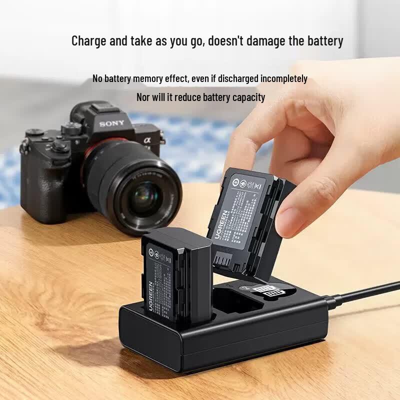 Ugreen NP-FZ100 Camera Battery Charger for Sony Alpha CN plug (adapter included)