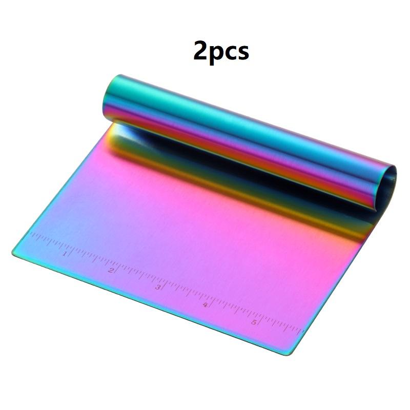 

1/2 упаковки из нержавеющей стали, доска для скребка, нож для резки теста, скребок для пиццы, инструмент для украшения, кухонные принадлежности, выпечка