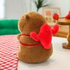 Animal Capybara Plush Toy Doll With Backpack Stuffed Capybara Doll  Children Toys