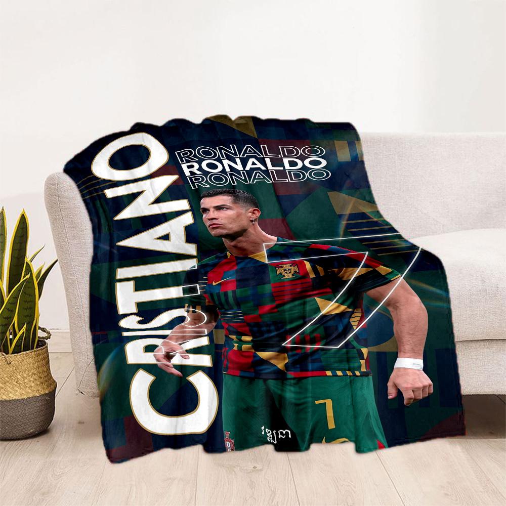 Cristiano Ronaldo 36 Blanket Ultra-Soft Great for Chair Office Chair Picnics All-Season Use Playful Design Birthday Christmas Gift Blanket