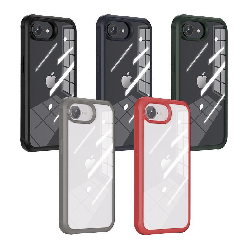 Glass Magnetic Phone Case IPhone 16E SE4 Full Coverage Screen Protector Shockproof Anti-Scratch