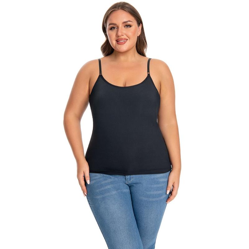 

Women Large Size Camisole Adjustable Strap Vest Sleeveless Top XL