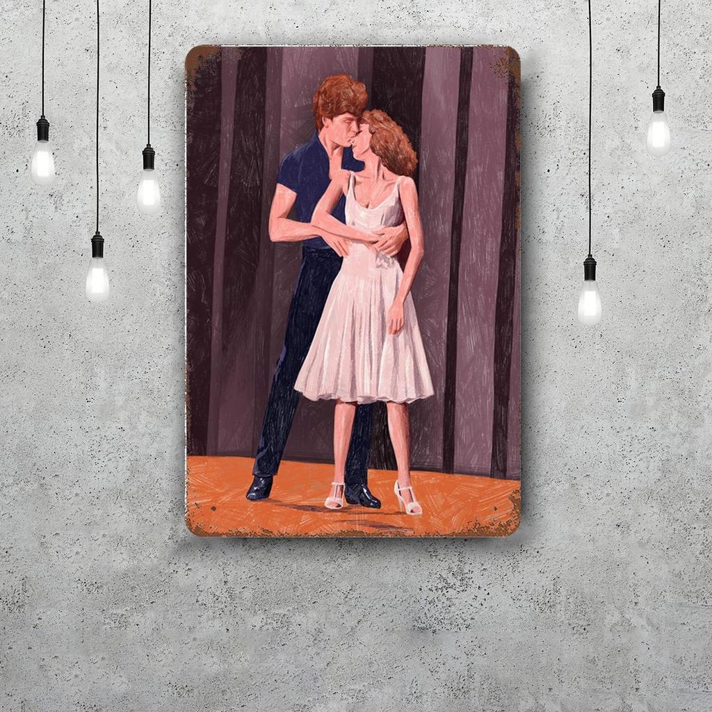 dirty dancing Movie Decor Poster Vintage Tin Sign Metal Sign Decorative Plaque for Pub Bar Man Cave Club Wall Decoration