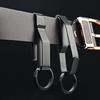 Waist Hanging Buckle Heavy Duty Universal Anti Lost Stainless Steel Keyring Security Clip