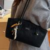 Winter Korean Version Niche Casual Shoulder Bag Women's Bag Retro Simple Commuter Underarm Bag 2025 New Fashion Bag