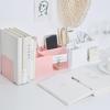 Multi-functional Storage Box Retractable Desktop Stationery Book Pen Holder Stand Cosmetics Makeup Tools Organizer