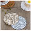Nordic Cotton Rope Woven Placemat: Round Heat-Resistant Insulation Pad for Kitchen or Dining Table
