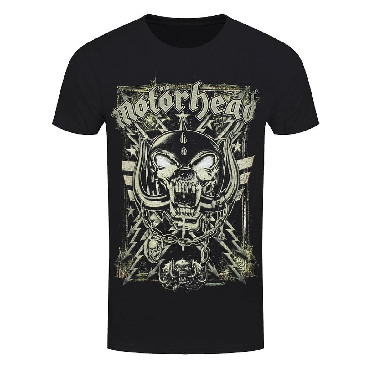 Футболка Motorhead Англия Паутина Военный Хряк Группа Официальная Черная Новая 4XL