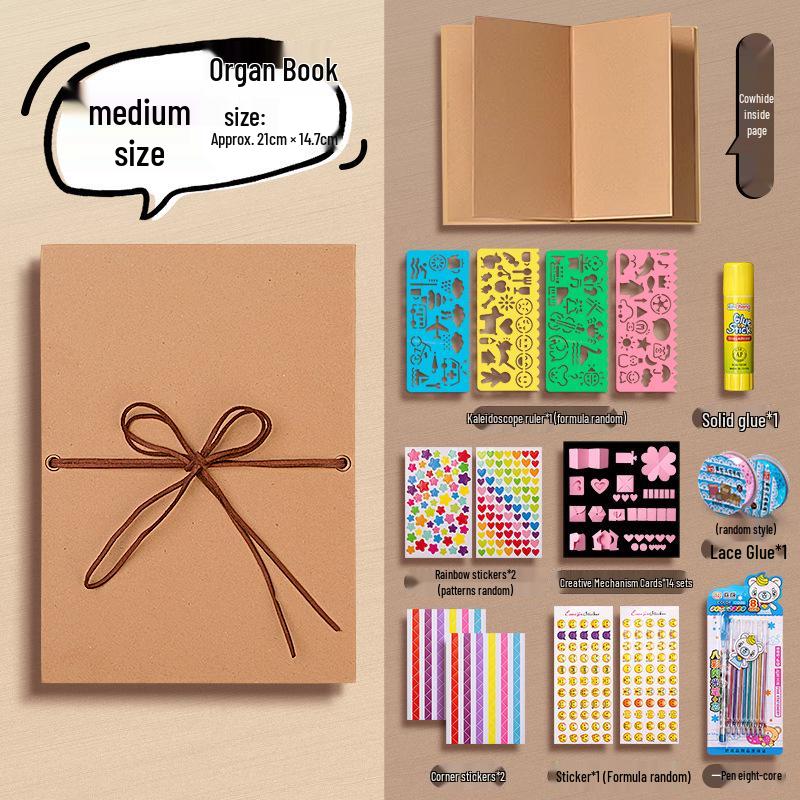 Acrylic DIY Photo Album: Handmade Memory Journal with Creative Graffiti and Loose-Leaf Design