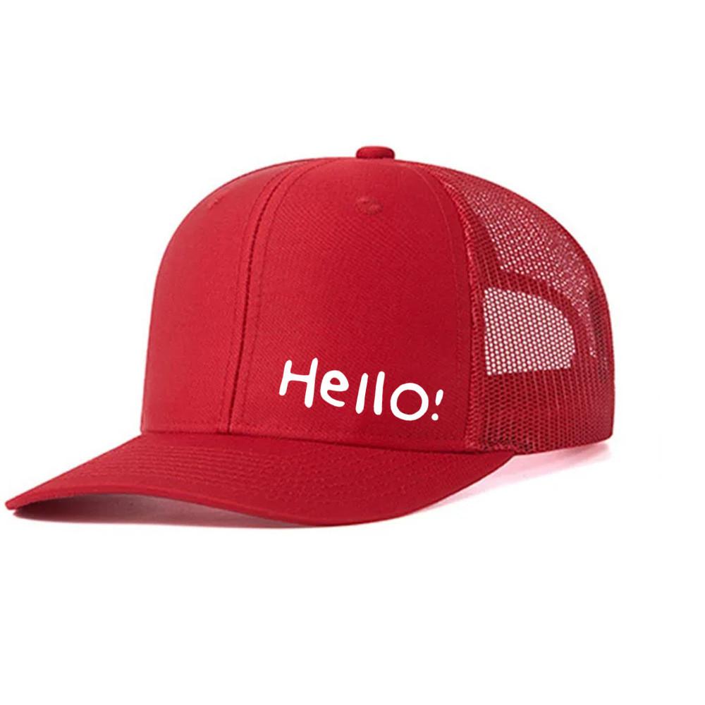 Casual Mesh Baseball Cap With Adjustable Fit For Summer Sun Protection