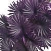 Purple Artificial Palm Tree Realistic Faux Palm Tropical Leaves Fake Palm Branches for Halloween Christmas Indoor Outdoor Decor
