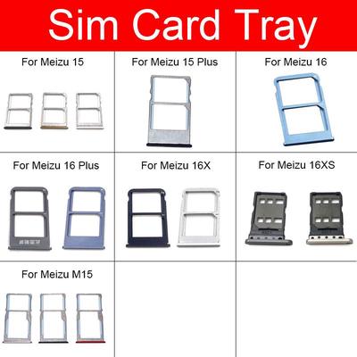 SIM-Karten-Slot-Fach-Halter für Meizu 15 16X M15 U10 U20 Pro 5 Pro 6 7 M6 M6T M6s SIM-Karten-Slot-Adapter Ersatz