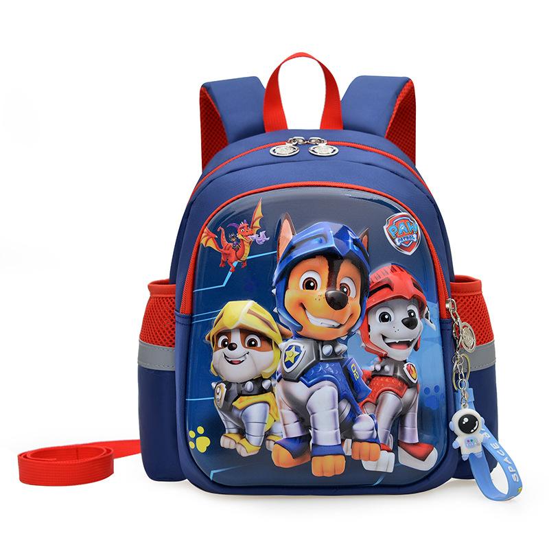 Kindergarten Cartoon Cute Backpack Fashionable New Letter Print Double Shoulder Bag Anime Outdoor Storage Children'S Backpack