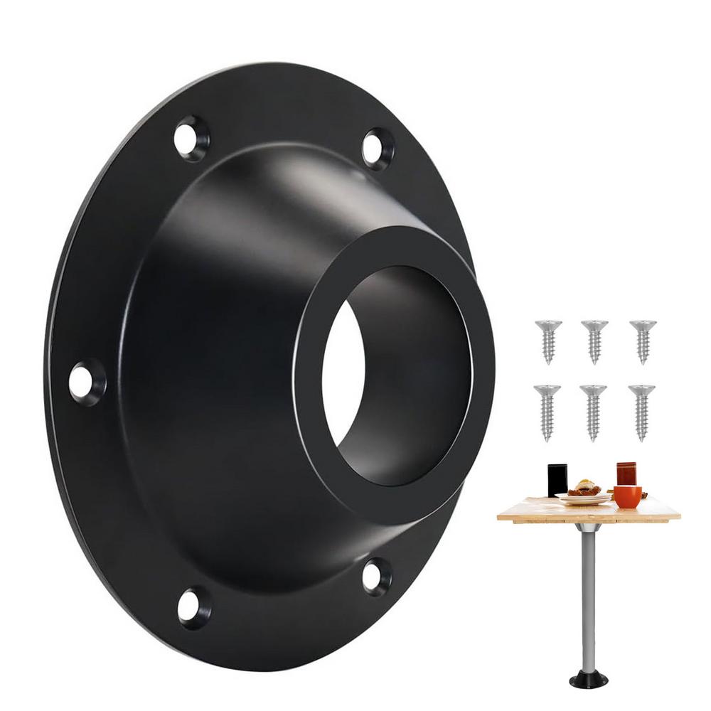 RV Table Base with Screws Rustproof Pedestal Table Base RV Table Stand Base High Strength Floor Mounting Base Table Mount Frame