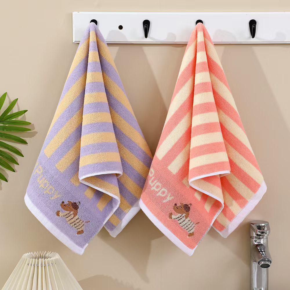 Gift Box: Soft, Absorbent Pure Cotton Face Towels – Large, Lint-Free for Adults, Couples, and Labor Protection.