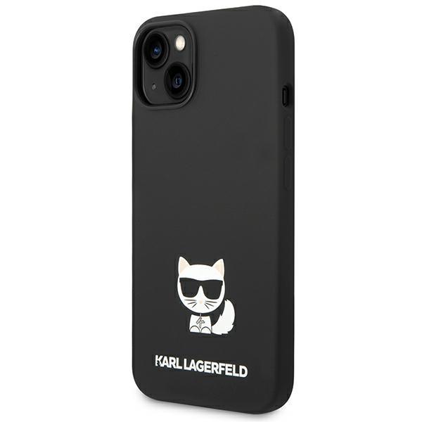 Etui Do iPhone 14 Plus Karl Lagerfeld Silicone Choupette Czarny