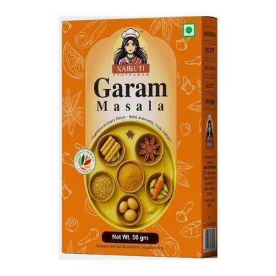 NAIRUTI VYUTPADAN | Garam Masala 50g | Pure Aromatic Indian Spice Blend | Rich Flavor for Curries Vegetables Rice Dishes Gravies