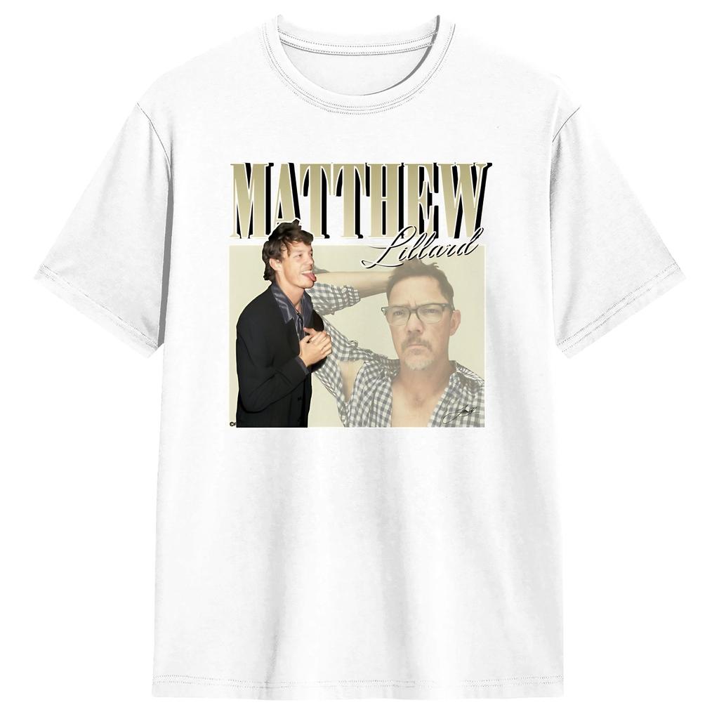Matthew Lillard TShirt Summer Leisure TShirts Cotton ONeck Oversized Top Tees ShortSleeved Vintage Tshirt
