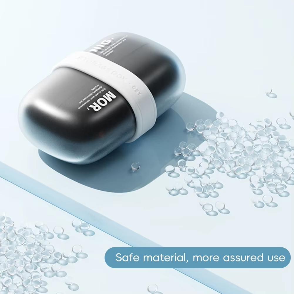 Portable Moisture-Proof Sealed Four-Compartment Pill Box For Safe Odorless And Individually Removable Pill Storage